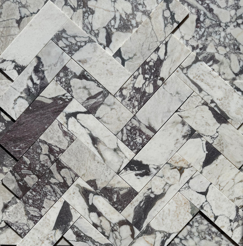 Calacatta Viola Marble Tile 4x12